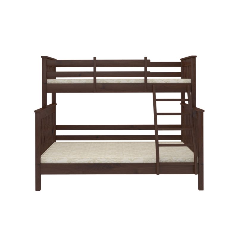 'Stockholm' Solid Wood Double + Twin Bunk Bed