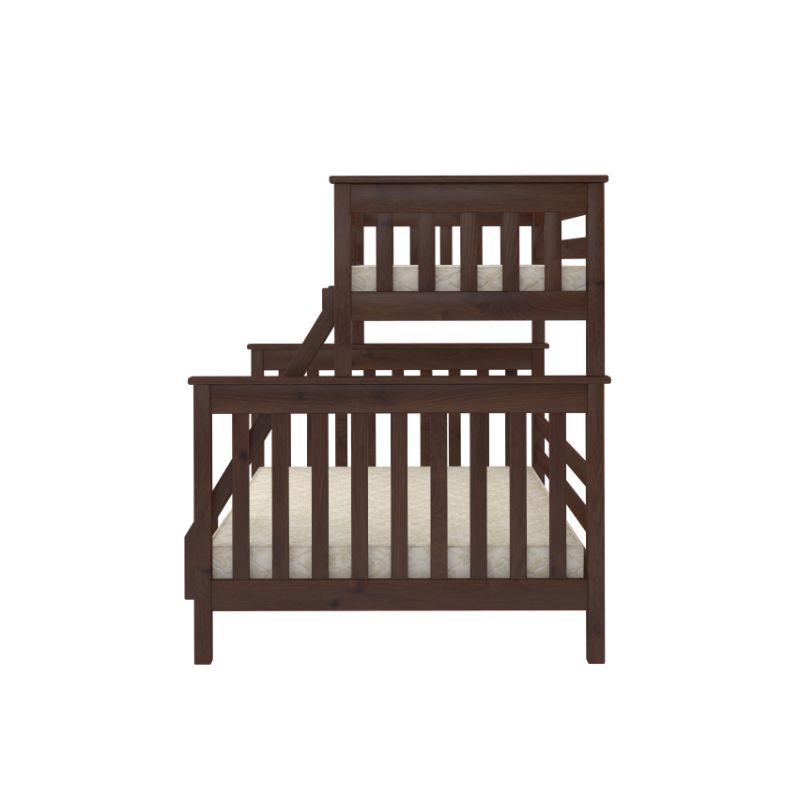 'Stockholm' Solid Wood Double + Twin Bunk Bed