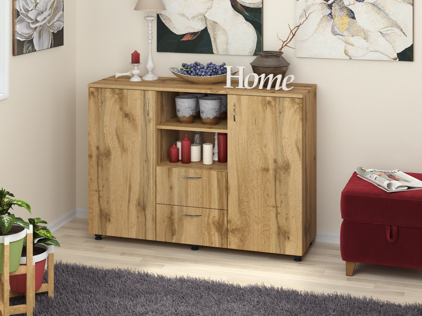 'Barney' Combo Dresser