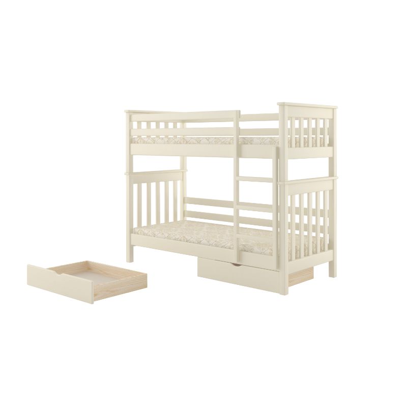 'Oslo' Solid Wood Twin Bunk Bed