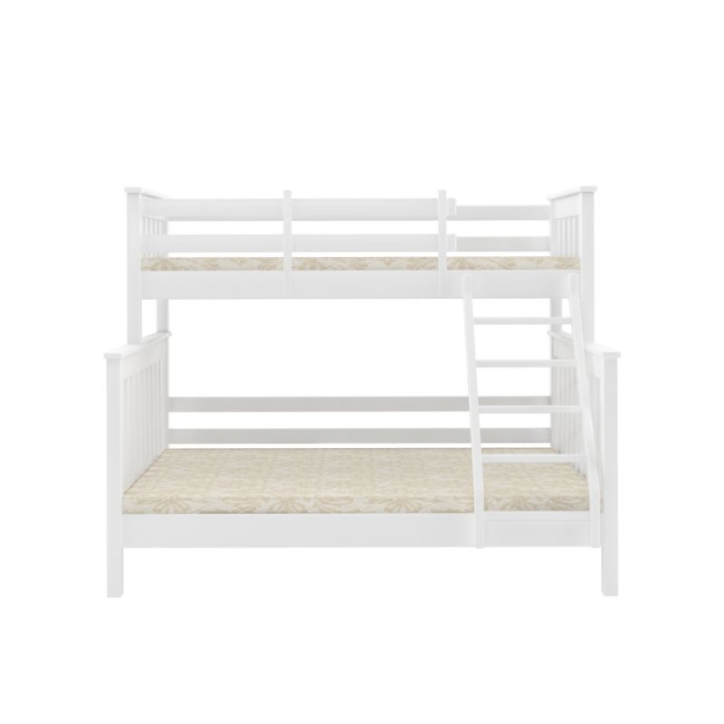 'Stockholm' Solid Wood Double + Twin Bunk Bed