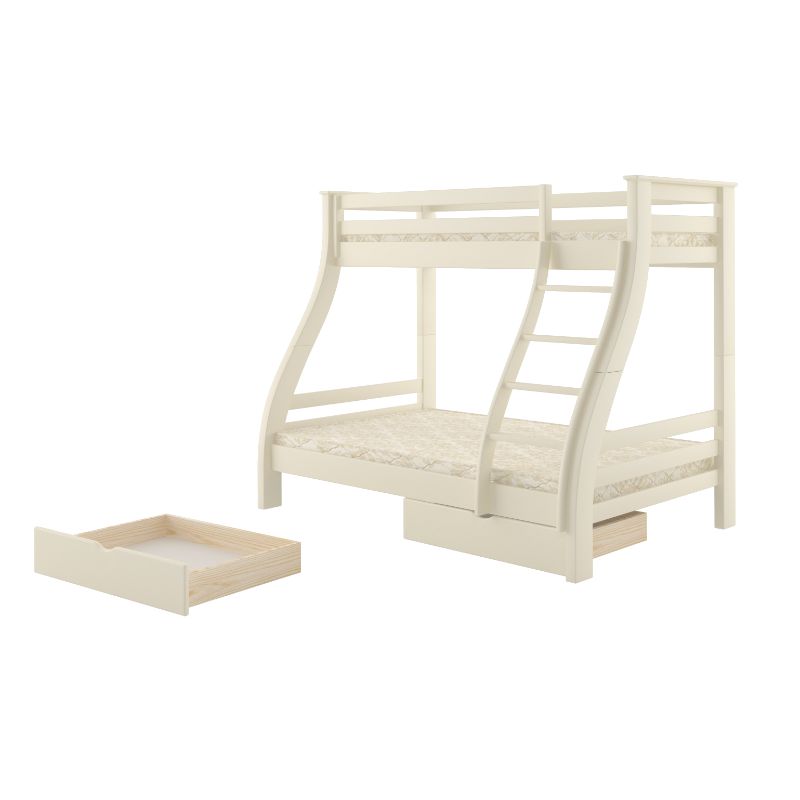 'Juno' Solid Wood Double + Twin Bunk Bed