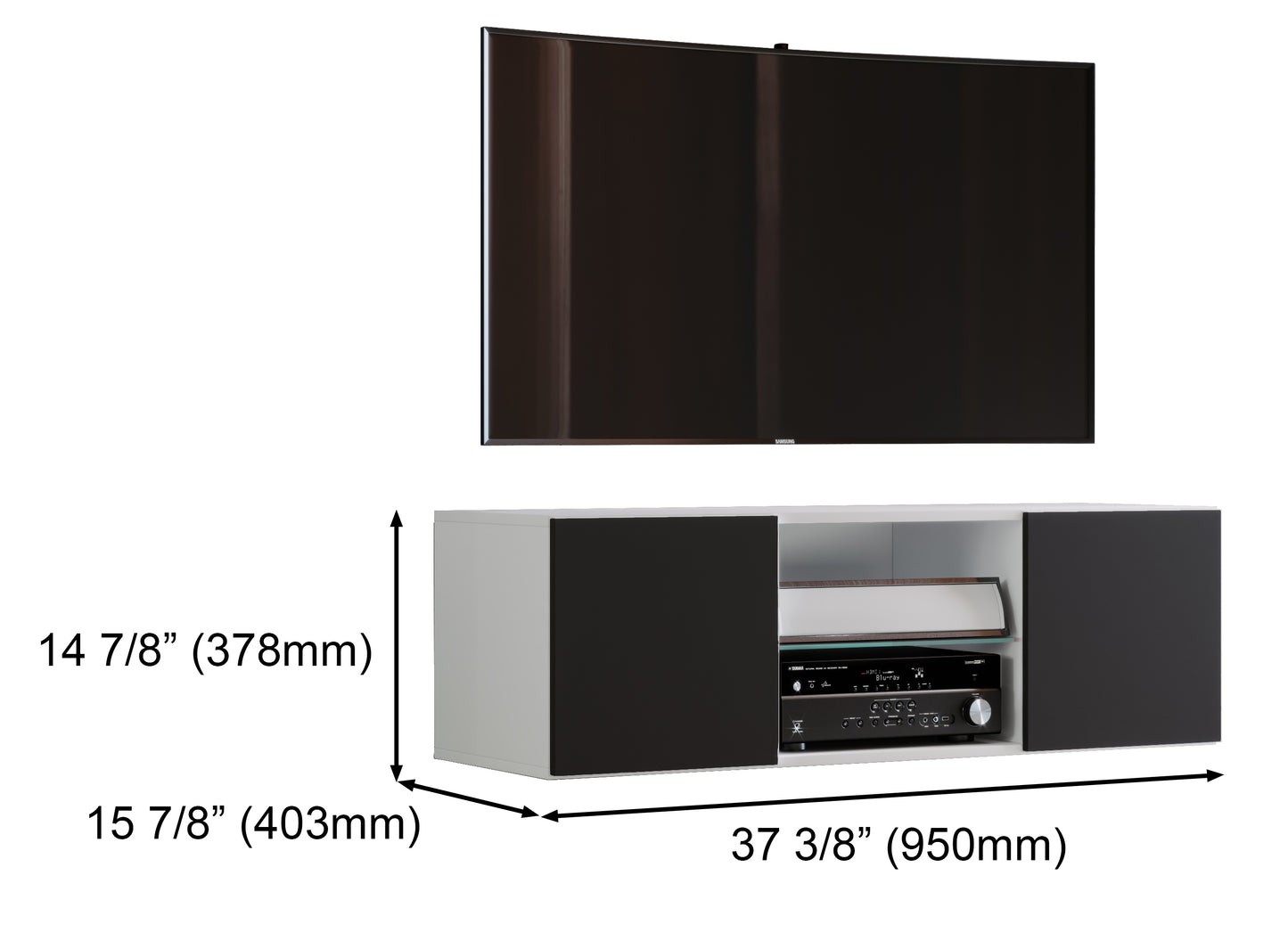 'Leonardo' TV Stand (38" | 95cm)