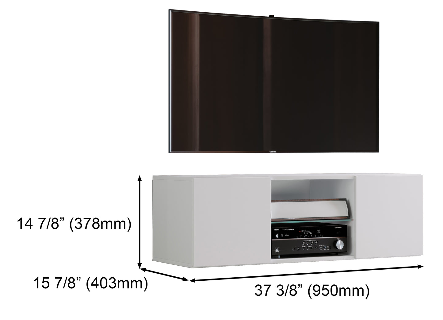 'Leonardo' TV Stand (38" | 95cm)